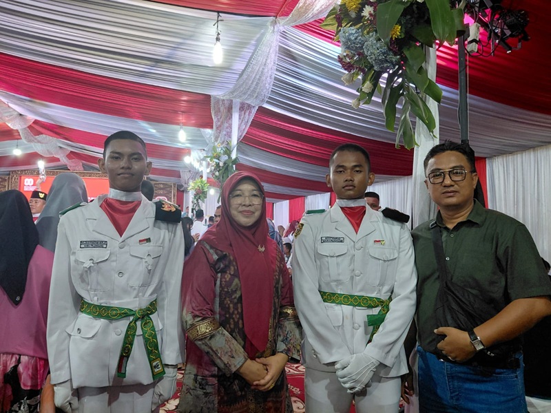 Harumkan Nama Madrasah, Dua Siswa MAN 1 Palembang Tampil sebagai PASKIBRAKA Kota Palembang