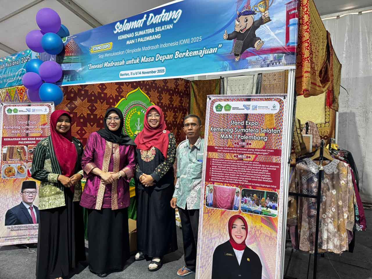 Ikut Serta Meriahkan OMI 2025, MAN 1 Palembang Buka Stand Expo Khas Sumatera Selatan