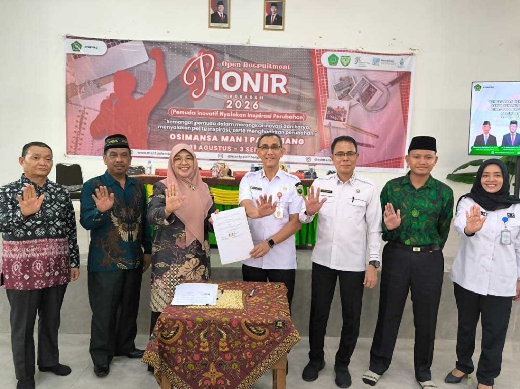 Wujudkan SRA, MAN 1 Palembang Laksanakan MoU dengan DPPPA Provinsi Sumsel
