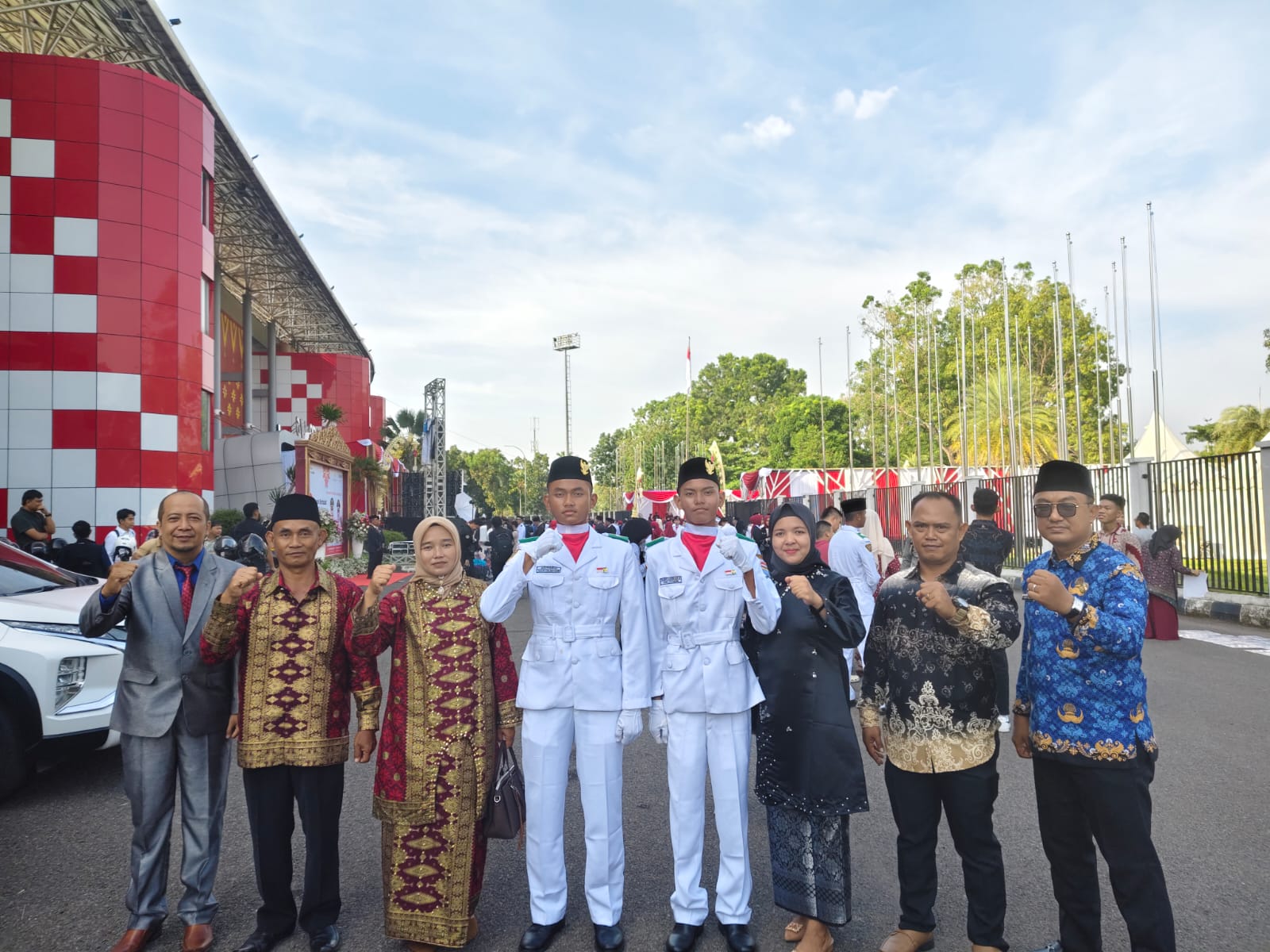 Jadi PASKIBRAKA Kota Palembang, Siswa MAN 1 Palembang Laksanakan Tugas Negara